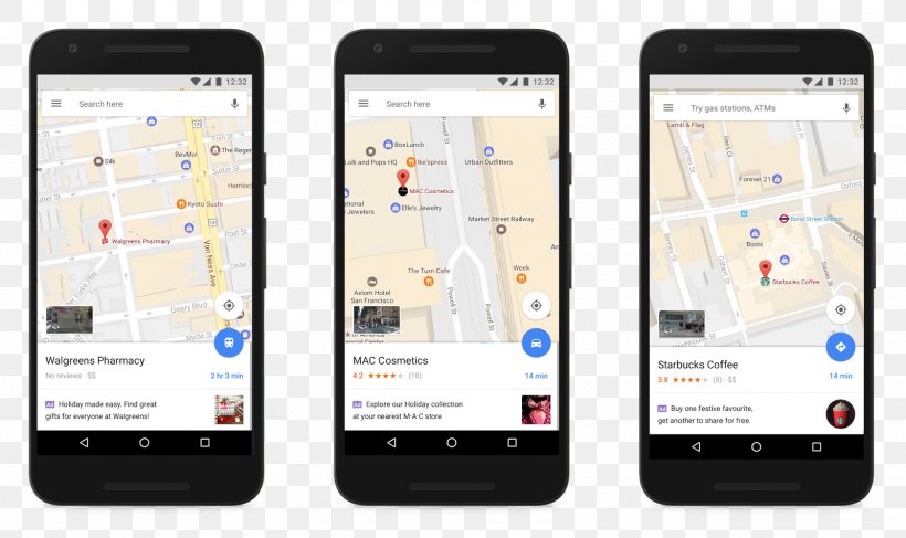Smartphone Google Maps Feature Phone Advertising, PNG, 1600x952px, Smartphone, Advertising, Brand, Cellular Network, Communication Download Free
