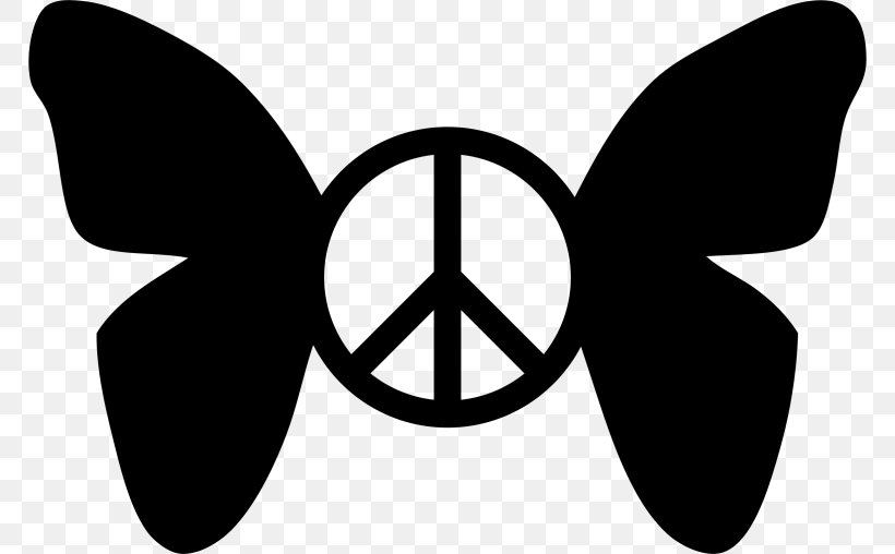 Peace Symbols Clip Art, PNG, 768x508px, Peace Symbols, Black And White, Doves As Symbols, Drawing, Hippie Download Free