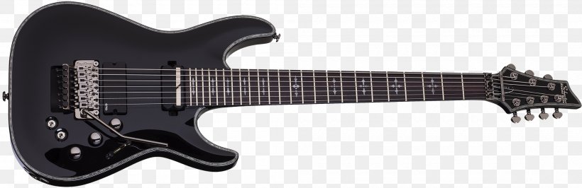 Schecter C-1 Hellraiser FR Schecter Guitar Research Floyd Rose Electric Guitar, PNG, 2000x650px, Schecter C1 Hellraiser Fr, Acoustic Electric Guitar, Black, Electric Guitar, Electronic Musical Instrument Download Free