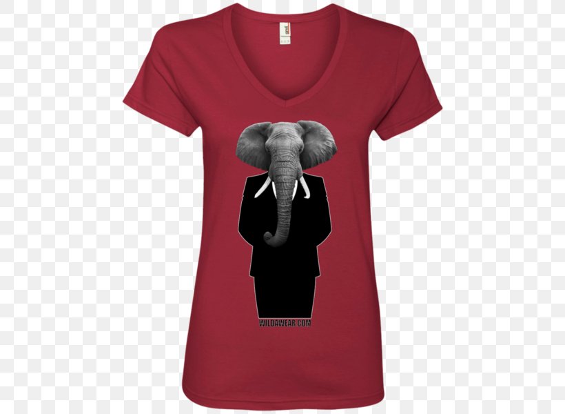 T-shirt Cat Neckline Hoodie Clothing, PNG, 600x600px, Tshirt, Cat, Clothing, Crew Neck, Elephant Download Free