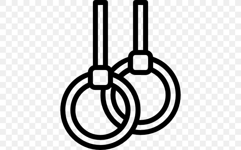 Gymnastics Rings Sport, PNG, 512x512px, Gymnastics, Area, Athlete, Black And White, Crossfit Download Free