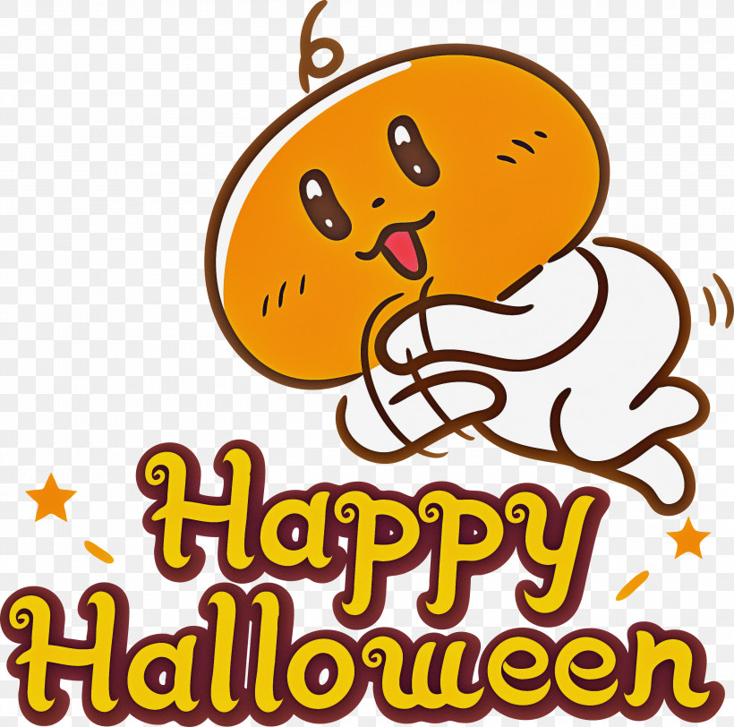 Happy Halloween, PNG, 2999x2972px, Happy Halloween, Cartoon, Emoticon, Geometry, Happiness Download Free