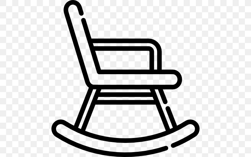 Rocking Chairs Furniture Living Room, PNG, 512x512px, Rocking Chairs, Bassinet, Bed, Black And White, Chair Download Free