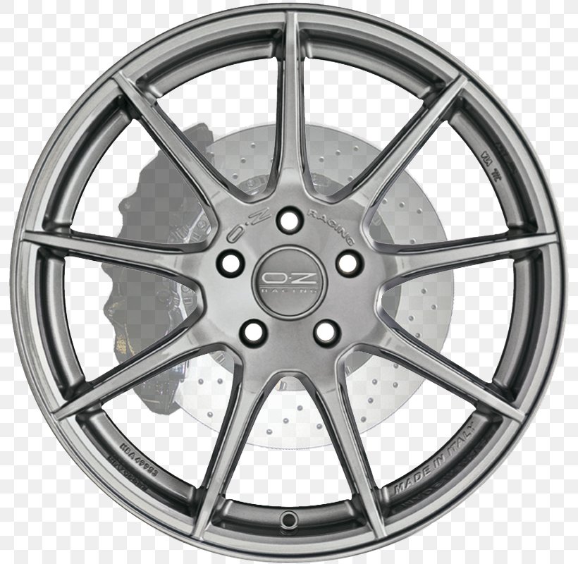 Alloy Wheel OZ Group Car Rim Spoke, PNG, 800x800px, Alloy Wheel, Auto Part, Automotive Wheel System, Bicycle Wheel, Black And White Download Free