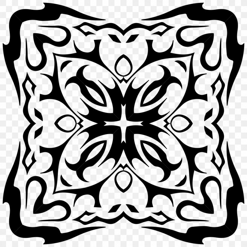 Floral Design Art Clip Art, PNG, 1000x1000px, Floral Design, Art, Black, Black And White, Decorative Arts Download Free