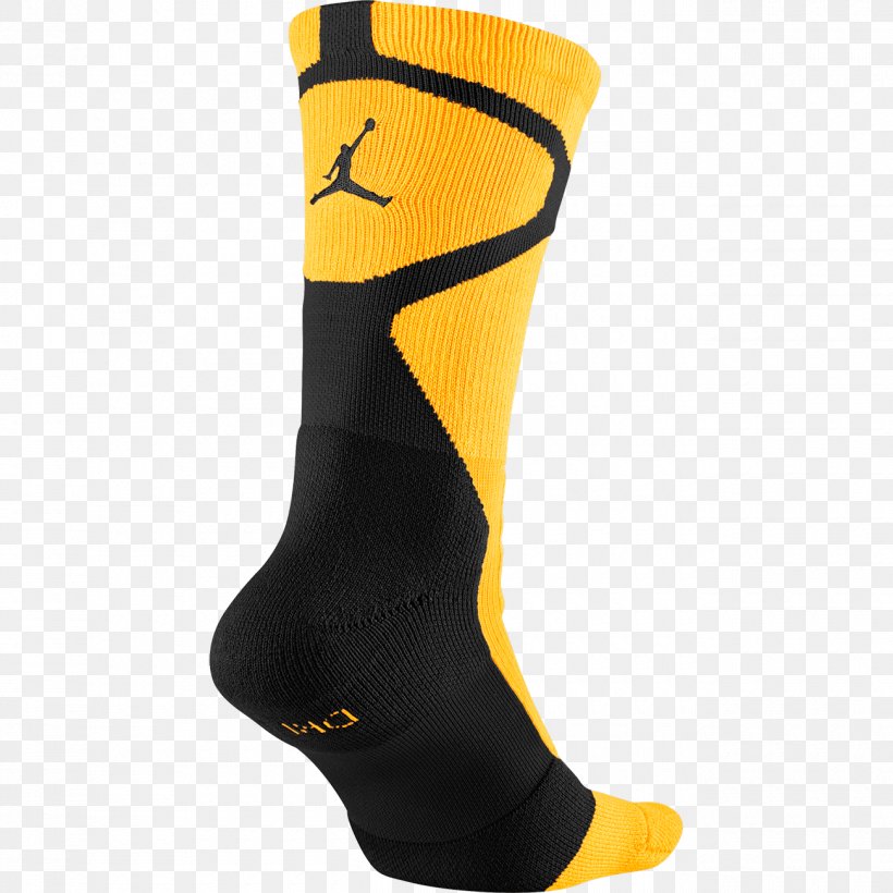 Jumpman Sock Air Jordan Yellow Basketball, PNG, 1300x1300px, Jumpman, Adidas, Air Jordan, Basketball, Black Download Free
