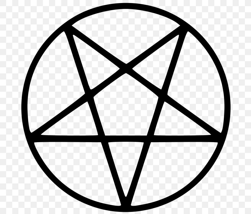 Pentagram Star Wicca Pentacle, PNG, 700x700px, Pentagram, Area, Black, Black And White, Black Magic Download Free