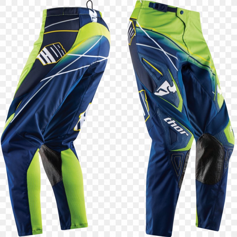 Thor Motocross Tracksuit Pants Motorcycle, PNG, 1000x1000px, Thor, Clothing, Electric Blue, Enduro, Freestyle Motocross Download Free