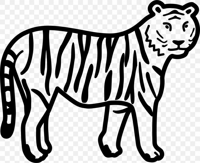 White Tiger Drawing Bengal Tiger Clip Art, PNG, 1254x1024px, White Tiger, Animal Figure, Art, Artwork, Bengal Tiger Download Free