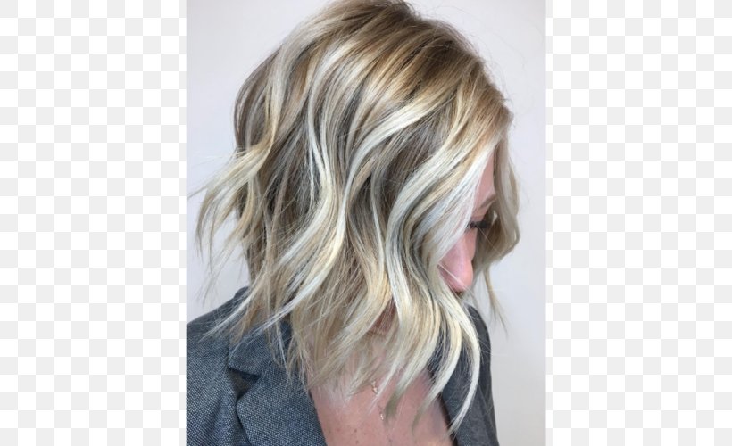 Blond Layered Hair Step Cutting Feathered Hair, PNG, 500x500px, Blond, Asymmetric Cut, Bangs, Brown Hair, Chin Download Free