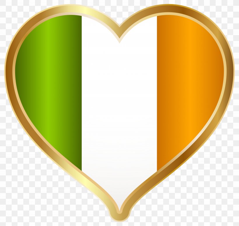 Ireland Saint Patrick's Day Irish People Clip Art, PNG, 9757x9203px, Ireland, Flag Of Ireland, Heart, Holiday, Irish Independent Download Free