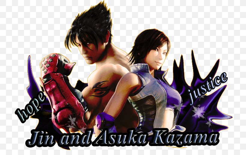 Jin Kazama Tekken 6 Asuka Kazama Namco, PNG, 732x518px, Watercolor, Cartoon, Flower, Frame, Heart Download Free