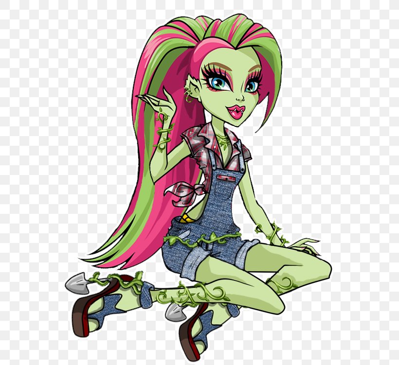 Monster High: Ghoul Spirit Doll Venus Fashion Toy, PNG, 581x751px, Watercolor, Cartoon, Flower, Frame, Heart Download Free