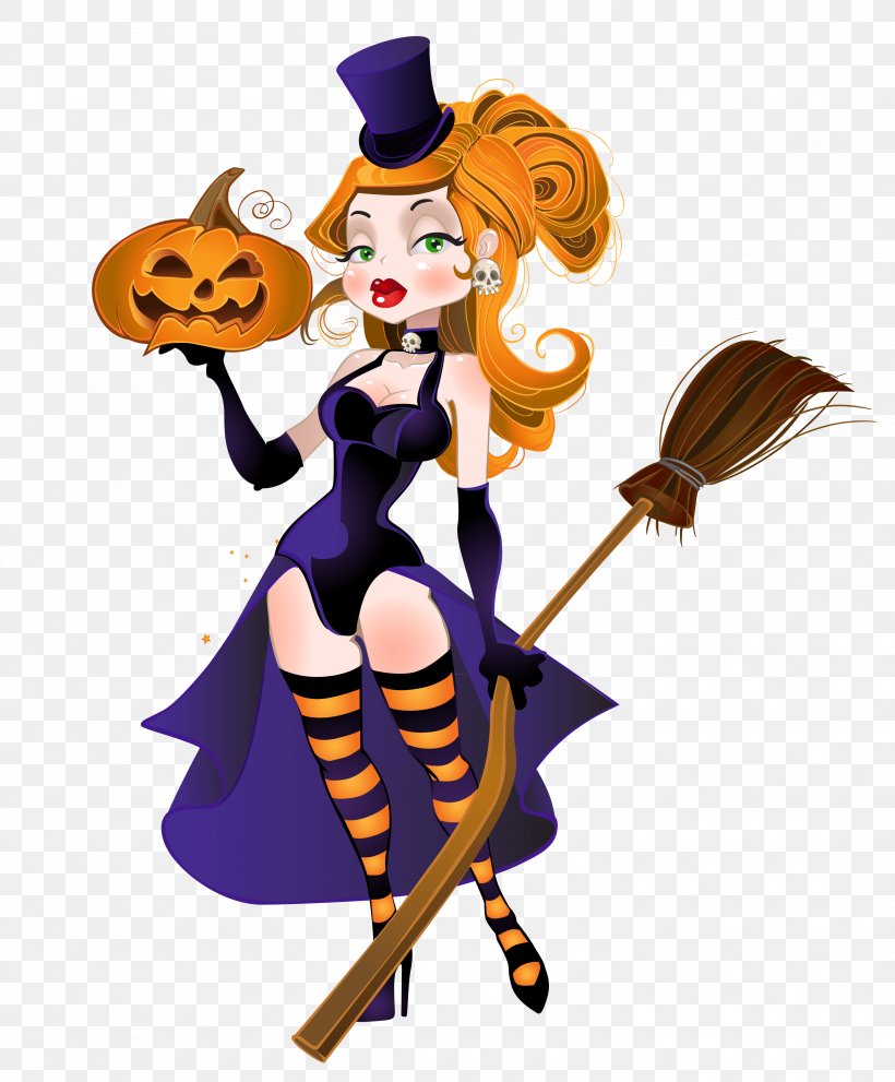 Halloween Witchcraft Illustration, PNG, 2894x3501px, Witchcraft, Art, Cartoon, Clip Art, Costume Download Free