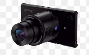 Camera - Sony DSC-QX30 Cyber-shot Sony Î± Camera Mobile Phones PNG