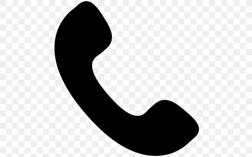 Telephone Call Mobile Phones Symbol, PNG, 512x512px, Telephone, Black, Black And White, Crescent, Email Download Free