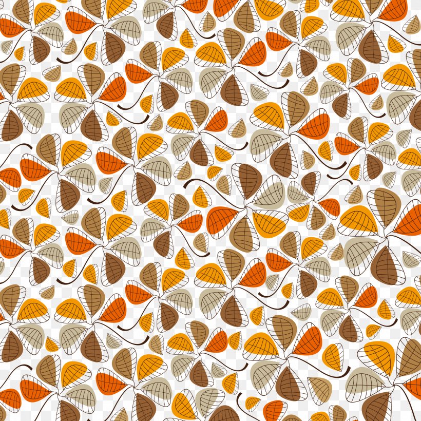 Autumn Pattern, PNG, 2081x2083px, Autumn, Abstract Art, Area, Color, Orange Download Free