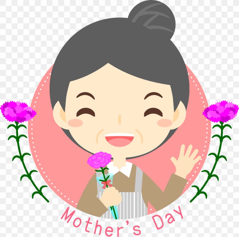 Clip Art Illustration Mother's Day Carnation, PNG, 940x932px, Watercolor, Cartoon, Flower, Frame, Heart Download Free
