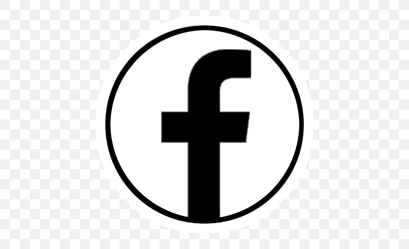 Facebook Social Media Image Logo, PNG, 500x500px, Facebook, Area, Black And White, Facebook Messenger, Logo Download Free