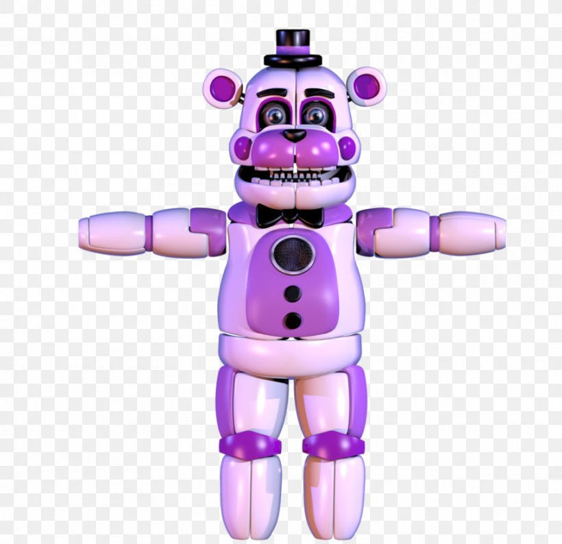 Five Nights At Freddy's: Sister Location Five Nights At Freddy's 2 Blender Rendering, PNG, 908x880px, Blender, Cinema 4d, Figurine, Machine, Purple Download Free