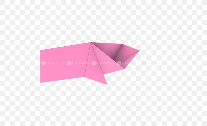 Paper Origami Rectangle Art, PNG, 500x500px, Paper, Art, Art Paper, Magenta, Origami Download Free