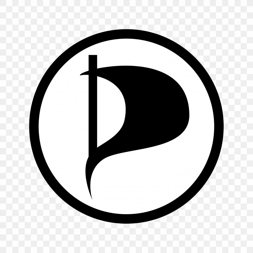 Pirate Party UK Pirate Parties International Czech Pirate Party Pirate Party Of The Slovak Republic, PNG, 3000x3000px, Pirate Party, Area, Black And White, Brand, Czech Pirate Party Download Free