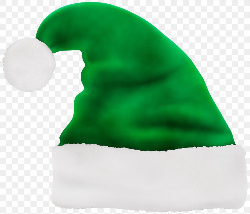 Santa Claus, PNG, 3000x2576px, Watercolor, Cap, Green, Headgear, Paint Download Free