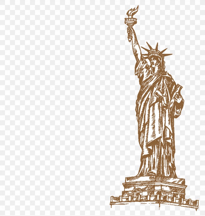 Statue Of Liberty Drawing Illustration, PNG, 1024x1077px, Statue Of Liberty, Drawing, Figurine, Fotosearch, Istock Download Free
