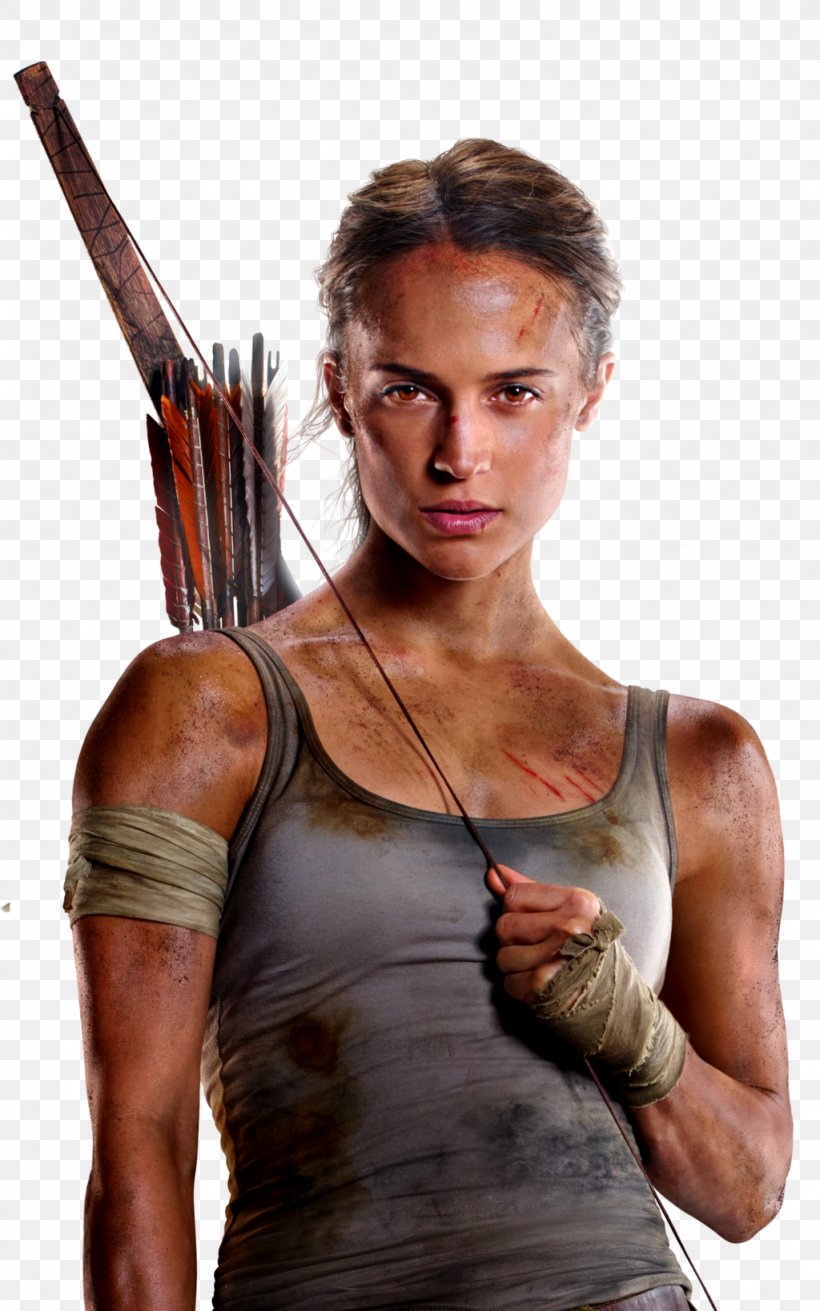 Tomb Raider: Legend Alicia Vikander Lara Croft Film, PNG, 1024x1638px, Watercolor, Cartoon, Flower, Frame, Heart Download Free