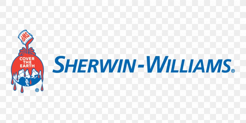 NYSE Sherwin-Williams Logo Paint, PNG, 2000x1000px, Nyse, Area, Blue, Brand, Coating Download Free