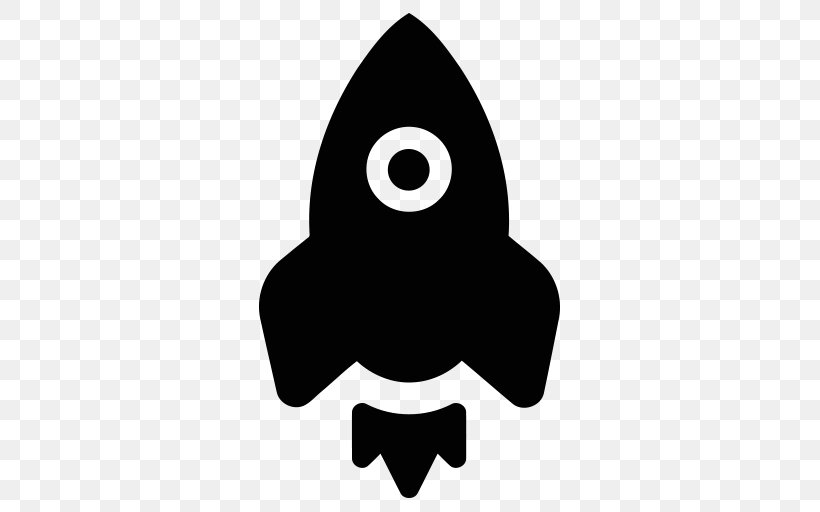 Rocket Clip Art, PNG, 512x512px, Rocket, Black, Black And White, Flat Design, Logo Download Free