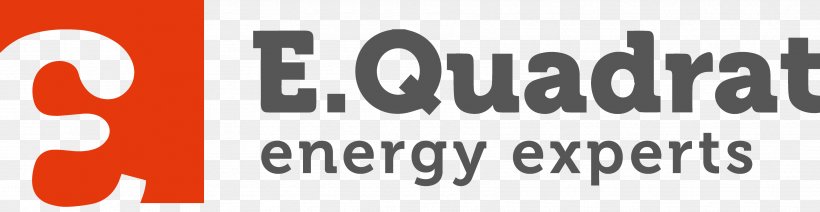 E.Quadrat GmbH & Co. Energy Experts KG Logo Brand, PNG, 3388x880px, Logo, Area, Brand, Energy, Microsoft Download Free