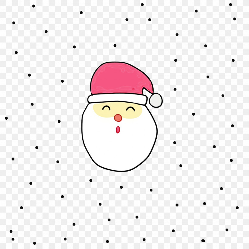 Santa Claus, PNG, 1440x1440px, Watercolor, Cartoon, Geometry, Happiness, Line Download Free
