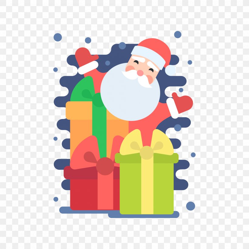 Santa Claus Reindeer Christmas Ornament Illustration, PNG, 2000x2000px, Santa Claus, Art, Christmas, Christmas Decoration, Christmas Ornament Download Free