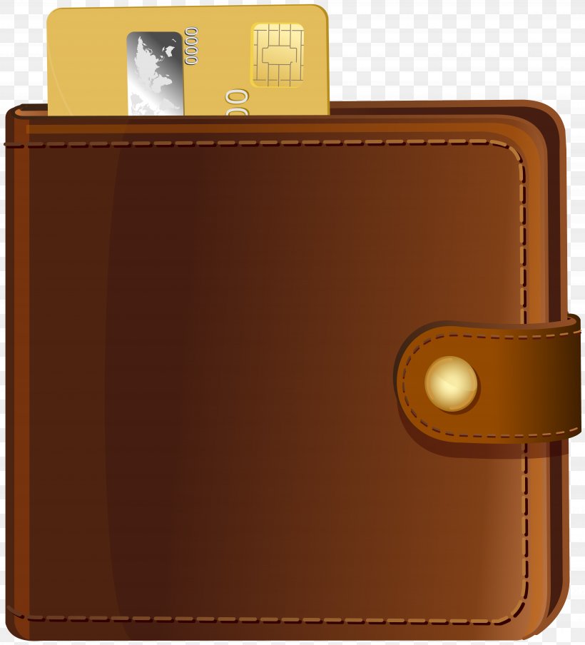 Wallet Handbag Clip Art, PNG, 7252x8000px, Wallet, Brand, Brown, Credit Card, Handbag Download Free