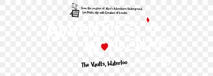 Alice's Adventures In Wonderland Alice's Adventures Underground Television Show Logo Brand, PNG, 895x320px, Watercolor, Cartoon, Flower, Frame, Heart Download Free