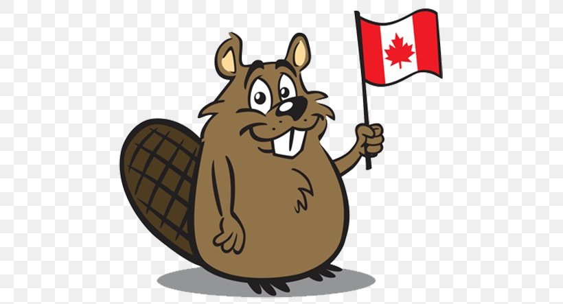 Canada North American Beaver Clip Art, PNG, 500x443px, Canada, Beaver, Canada Day, Carnivoran, Cartoon Download Free