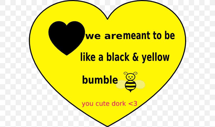 Clip Art Vector Graphics Black And Yellow Heart, PNG, 600x483px, Black And Yellow, Area, Black, Black Black Heart, Happiness Download Free