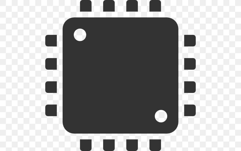 Central Processing Unit Download Computer Hardware, PNG, 512x512px, Central Processing Unit, Apple Icon Image Format, Black, Black And White, Brand Download Free