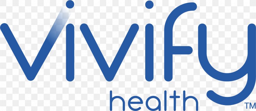 Logo Health Care Vivify Health, PNG, 1546x670px, Logo, Area, Blue, Brand, Company Download Free
