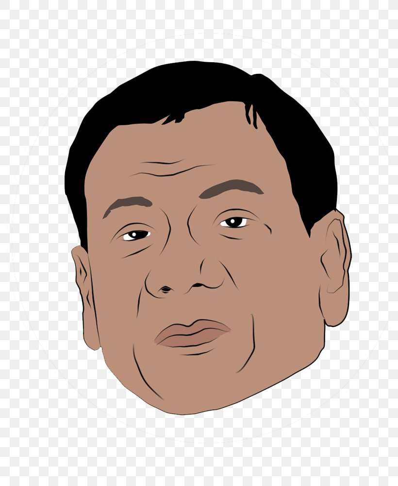 Rodrigo Duterte Cheek Cartoon Philippines Head, PNG, 791x1000px, Rodrigo Duterte, Caricature, Cartoon, Cheek, Chin Download Free