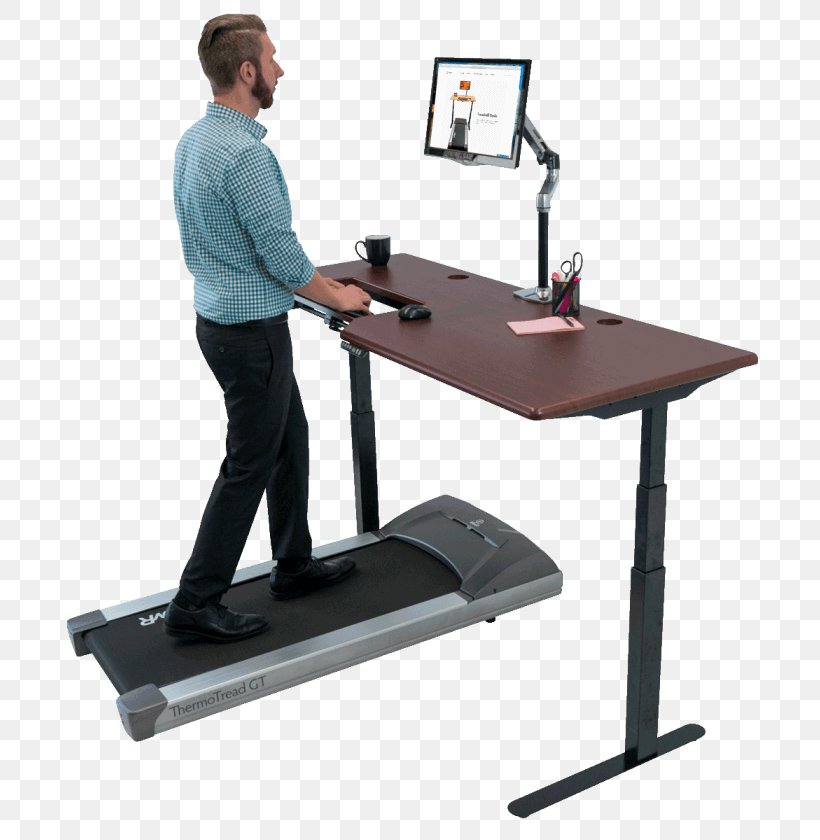 Treadmill Desk Standing Desk, PNG, 717x840px, Desk, Balance, Computer Desk, Exercise Equipment, Exercise Machine Download Free