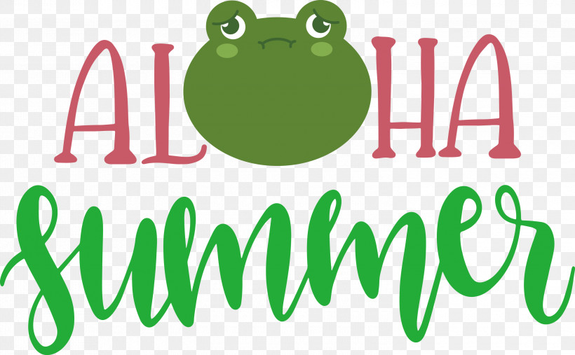 Aloha Summer Emoji Summer, PNG, 3000x1857px, Aloha Summer, Amphibians, Emoji, Frogs, Green Download Free