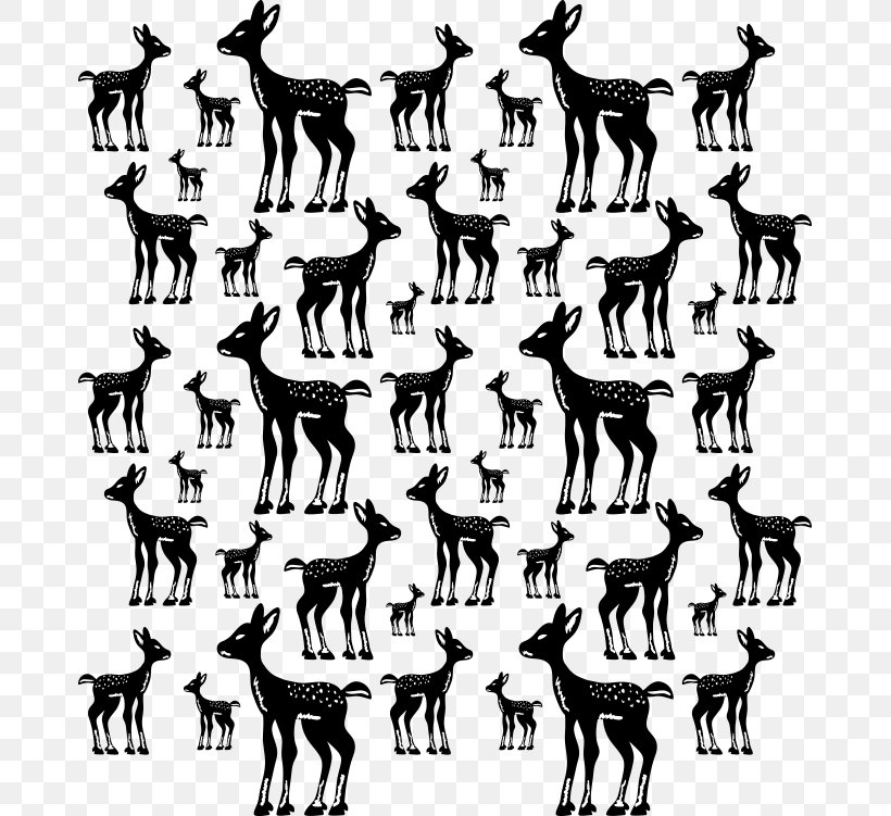 Reindeer Black And White Cartoon, PNG, 675x751px, Deer, Antler, Black And White, Cartoon, Donkey Download Free