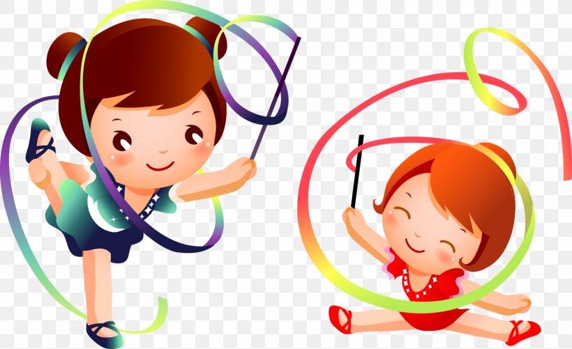 Rhythmic Gymnastics Royalty-free Clip Art, PNG, 1500x918px, Watercolor, Cartoon, Flower, Frame, Heart Download Free