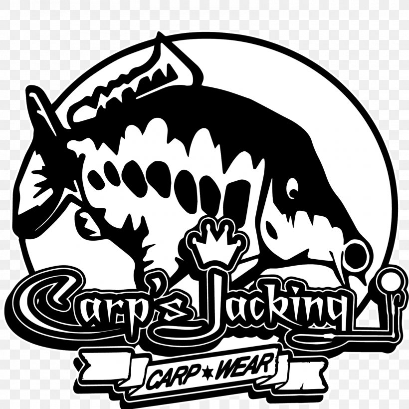 Common Carp T-shirt Carp Fishing Clothing, PNG, 1600x1600px, Carp, Art, Artwork, Black And White, Brand Download Free