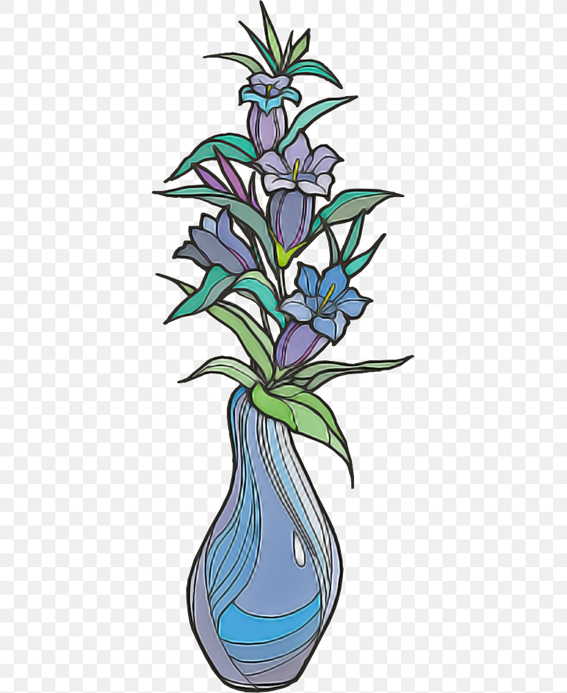 Flower Floral Vase, PNG, 381x1002px, Flower, Cut Flowers, Floral, Flowerpot, Gentian Family Download Free