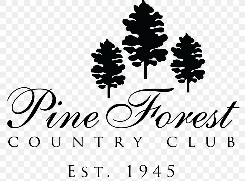 Pine Forest Country Club Houston Logo Passionista, PNG, 2857x2115px, Houston, Association, Black And White, Brand, Calligraphy Download Free
