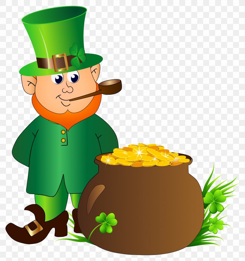 Saint Patrick's Day Leprechaun Clip Art, PNG, 7525x8000px, Saint Patrick S Day, Animation, Fictional Character, Food, Holiday Download Free