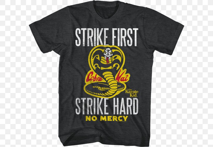 T-shirt Mr. Kesuke Miyagi The Karate Kid John Kreese, PNG, 600x569px, Tshirt, Active Shirt, Black, Brand, Clothing Download Free